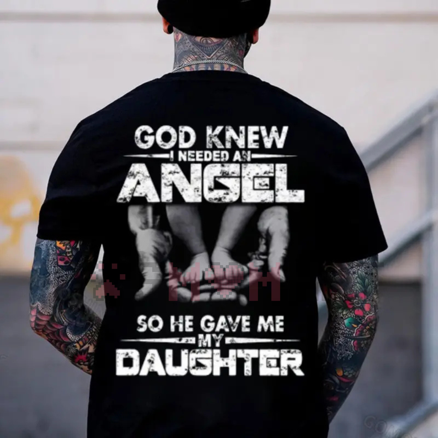 "God Knew I Need An Angel" T-Shirt – Inspirational Christian Faith Tee