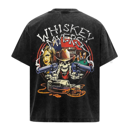 Whiskey Myers Skeleton Cowboy T-Shirt – Revolvers Southern Rock Band Tee