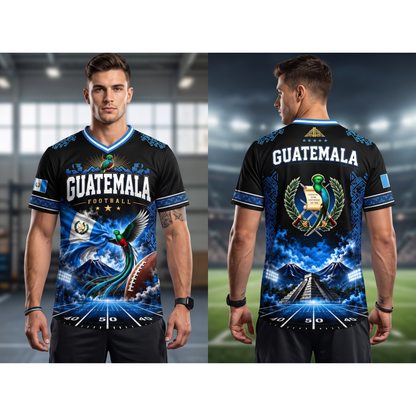 Guatemala National Team Hybrid Mesh Soccer Shirt
