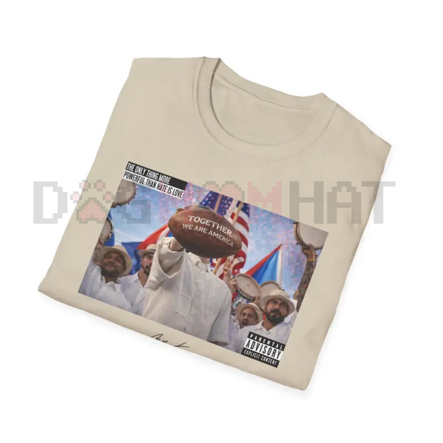 "More Powerful Than Hate Is Love" Tee