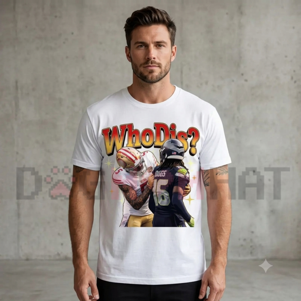 "WhoDis?" Mike Evans Football Graphic T-Shirt