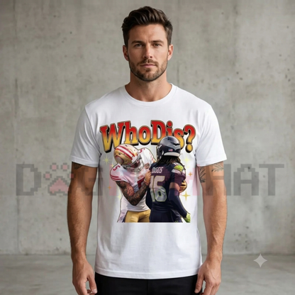 "WhoDis?" Mike Evans Football Graphic T-Shirt