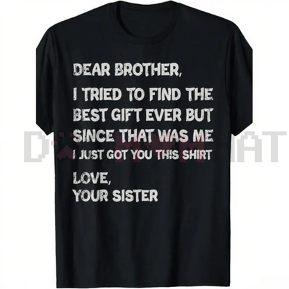Retro Funny Father's Day Gift T-Shirt for Brother