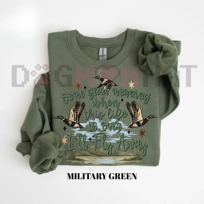 "I'll Fly Away" Christian Faith Sweatshirt – Western Duck Hunting Fleece