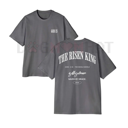 "THE RISEN KING" T-Shirt – Majestic Christian Graphic Tee