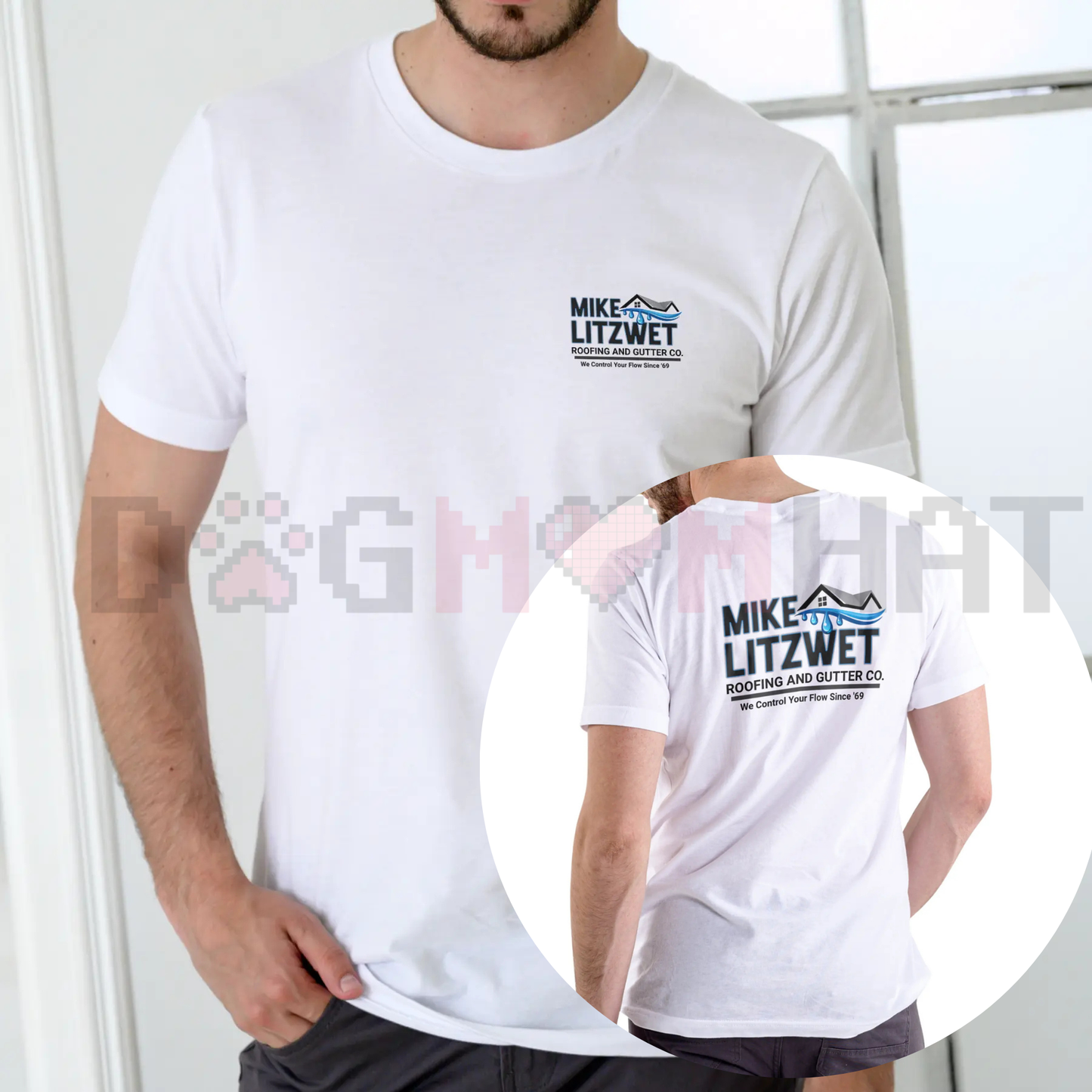 Mike Litzwet Roofing and Gutter Co. T-Shirt