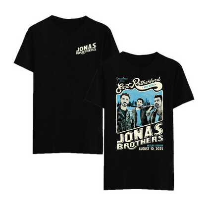 Retro Greetings from New Jersey City Tee – Postcard Style T-Shirt