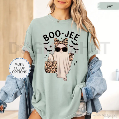 'Boo-Jee' Ghost Comfort Colors® T-Shirt – Luxury Spooky Status Shirt