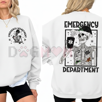 Emergency Department Christmas Sweatshirt