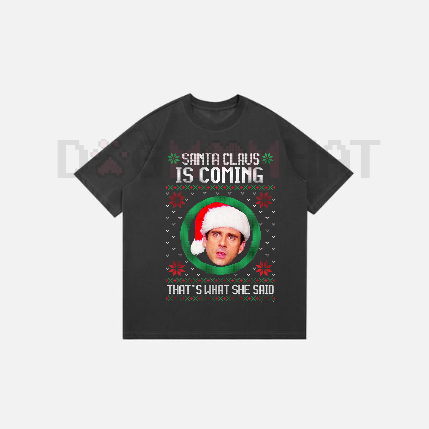 The Office Christmas Vintage Shirt – Michael Scott Santa Claus Meme Tee