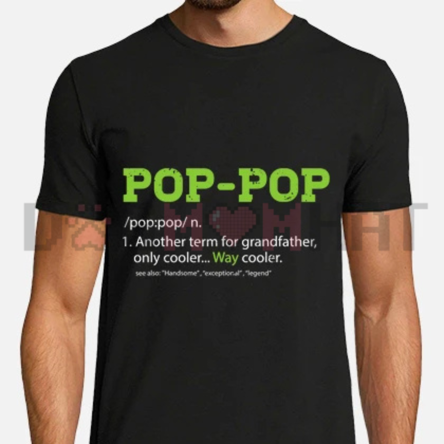 Pops Definition Graphic Tee - Funny Grandpa Pop Pop Vintage Soft Cotton Unisex Father Day Gift T-Shirt