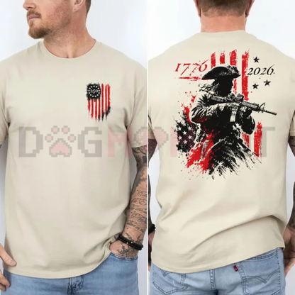 250th Anniversary Distressed 2-Sided Patriot Tee