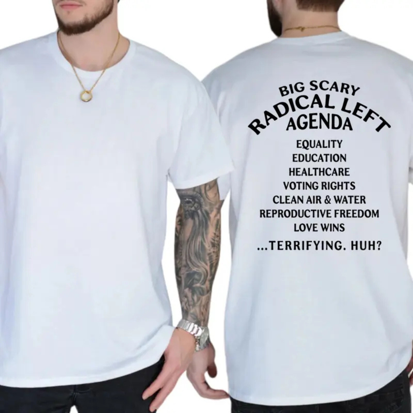 "Big Scary Radical Left Agenda" T-Shirt