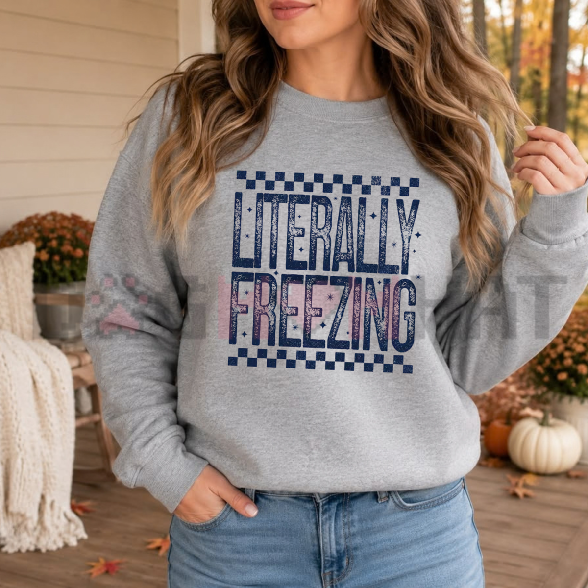 Subzero Chill Crewneck – "Literally Freezing" Funny Winter Sweatshirt