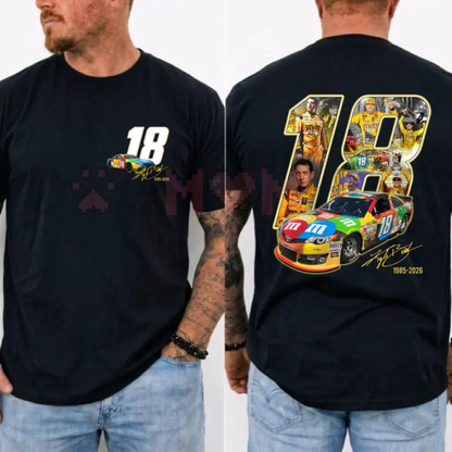 "Rowdy Legend" Kyle Busch #18 Era Tribute T-Shirt