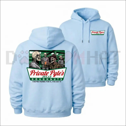 Parke Horizon Hoodie – Private Pyle's Jelly Doughnuts Full Metal Jacket Graphic Pullover