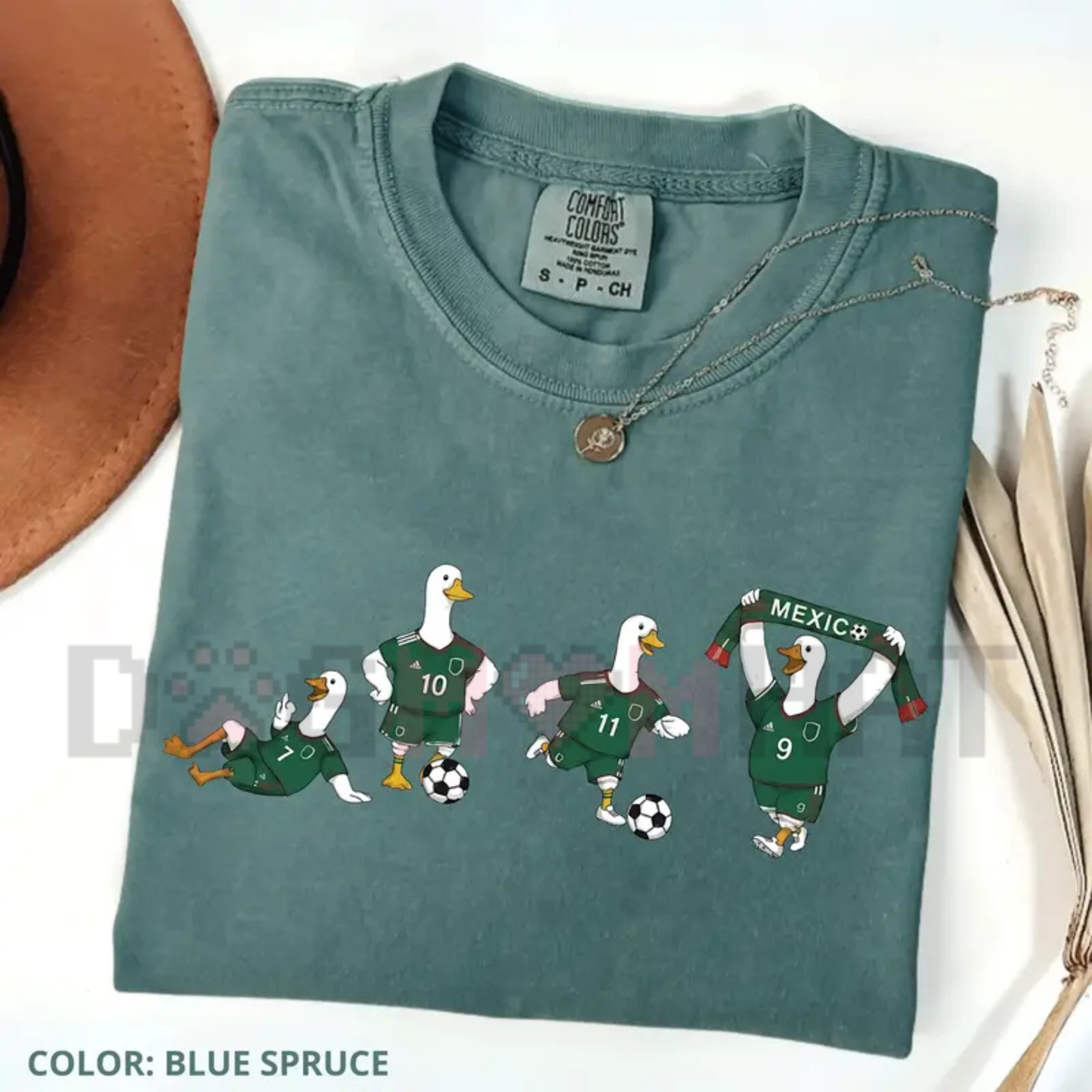 Funny Goose Mexico Soccer Comfort Colors® Tee