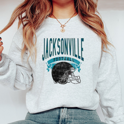 Vintage Football Hometown Team Sweatshirt - Retro Sports Sublimation Pullover