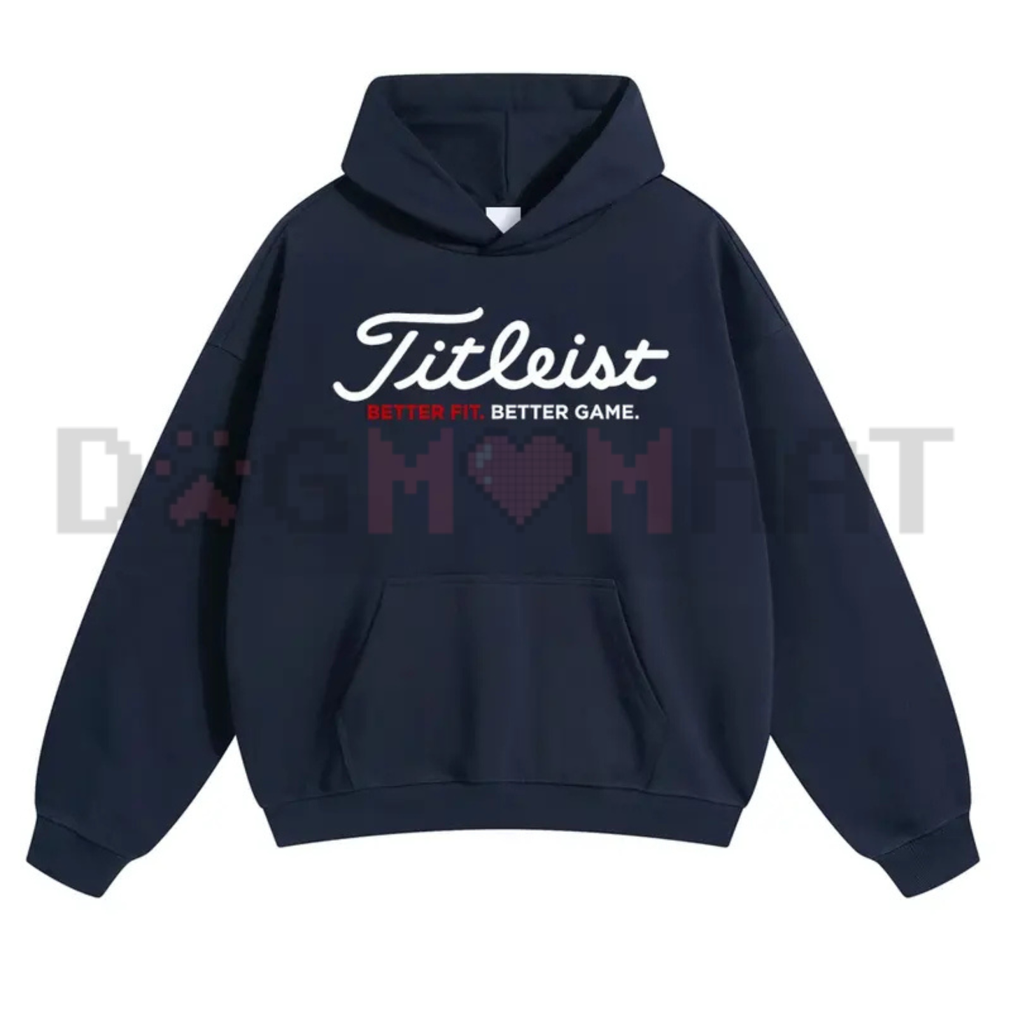 Unisex Hooded Golf Jumper – Performance Long Sleeve Slim Fit Mid-Layer, Casual Sporty Golf Hoodie