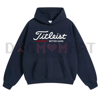 Unisex Hooded Golf Jumper – Performance Long Sleeve Slim Fit Mid-Layer, Casual Sporty Golf Hoodie