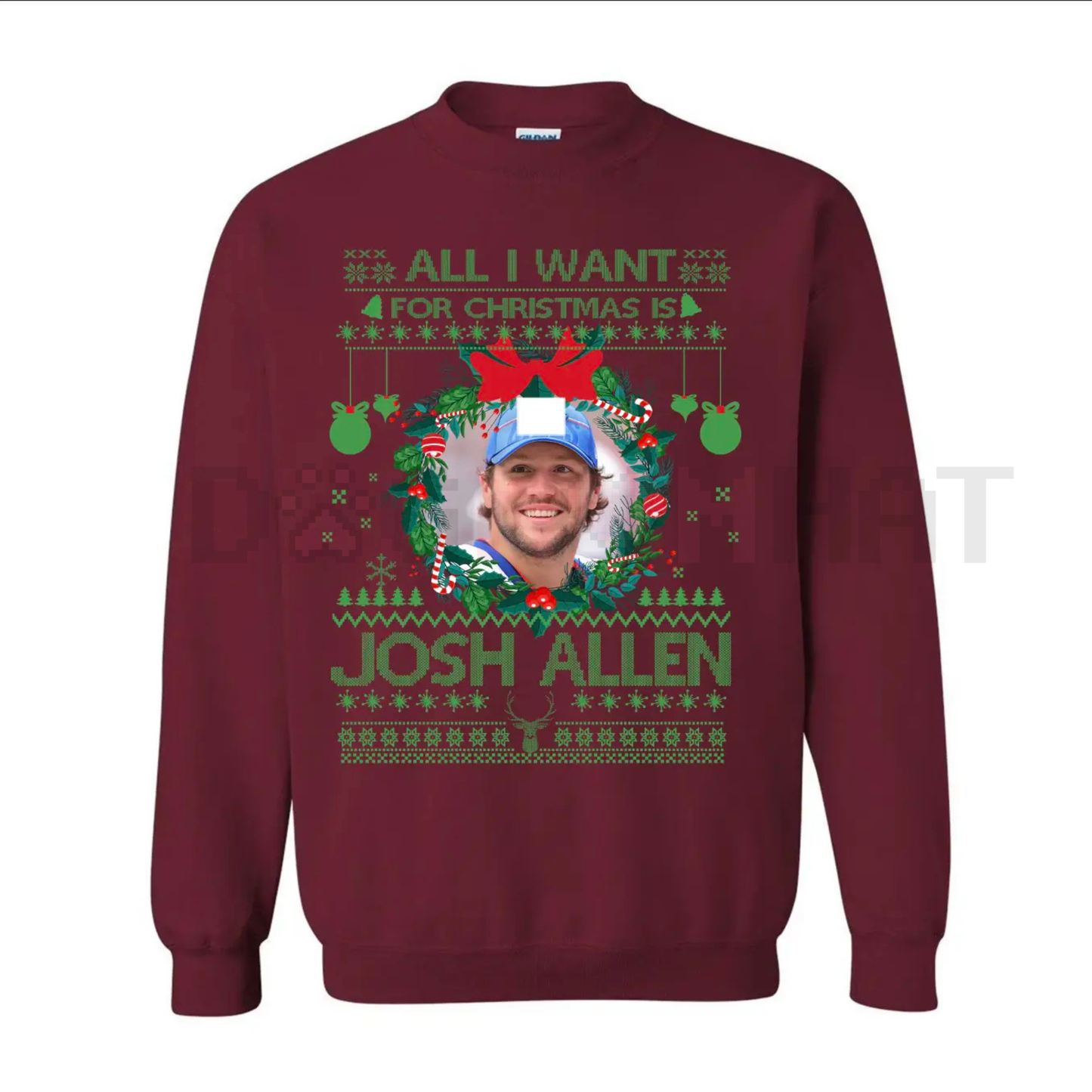 Josh Allen Bills Mafia Football Sweatshirt – Buffalo QB #17 Fan Gear