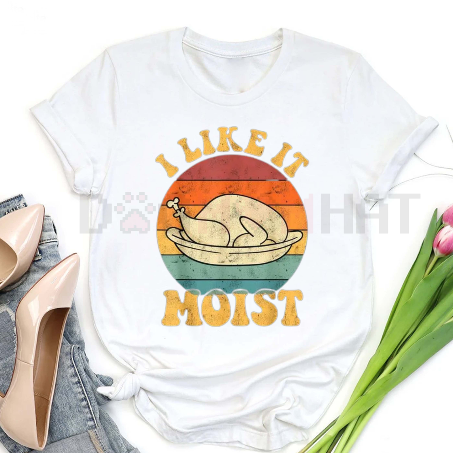 Funny 'I Like It Moist' Thanksgiving Turkey Tee