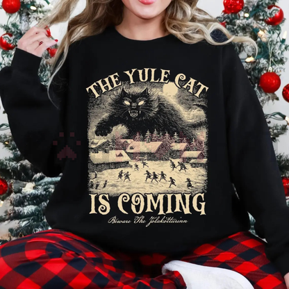 The Yule Cat Is Coming Sweatshirt