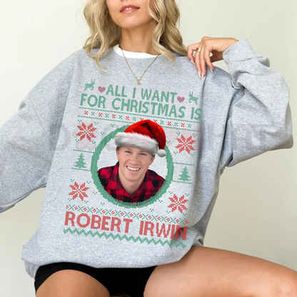 Robert Irwin DWTS 2025 Ugly Christmas Sweatshirt