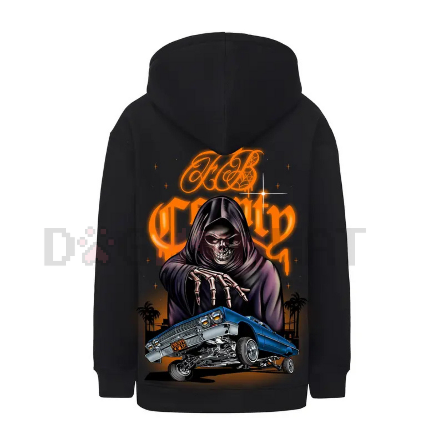 FB County Heavyweight Oversized Halloween Graphic Hoodie