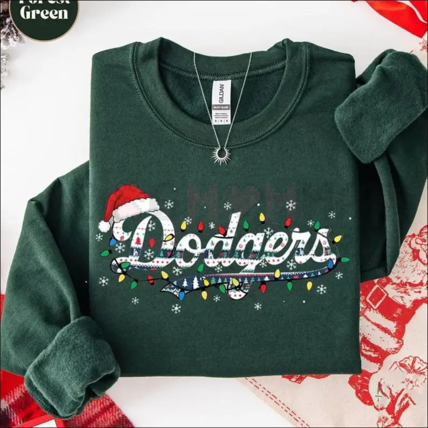 LA Dodgers Baseball Champions Christmas Sweatshirt