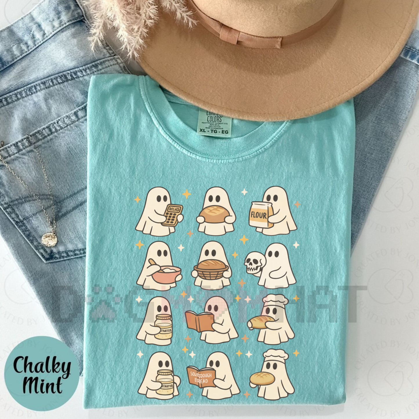 Sourdough Bread Halloween Shirt – Ghosts Funny Baker Homemaker Tee