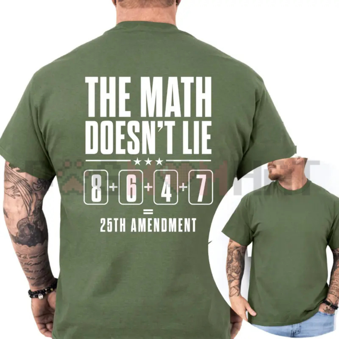 "The Math Doesn't Lie" 25th Amendment T-Shirt