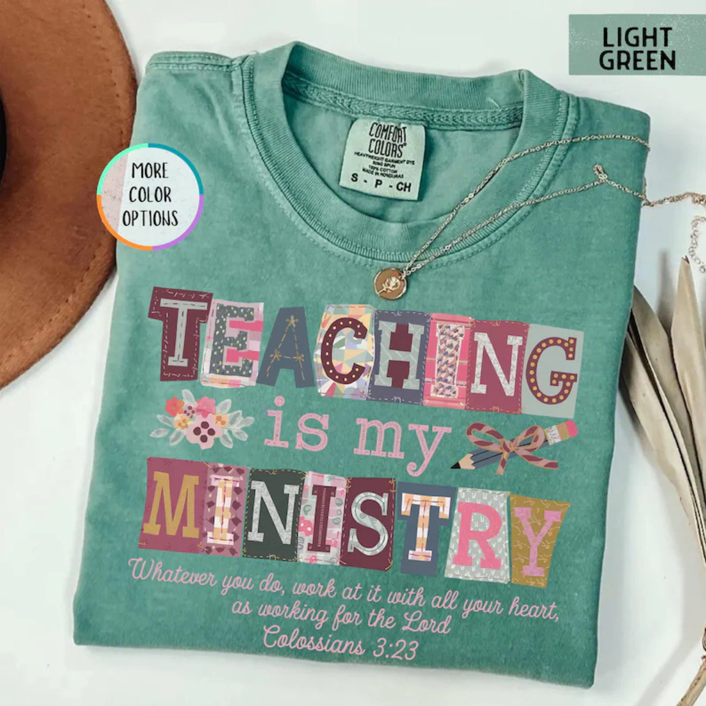 "Teaching Is My Ministry" Shirt – Christian Teacher Gift