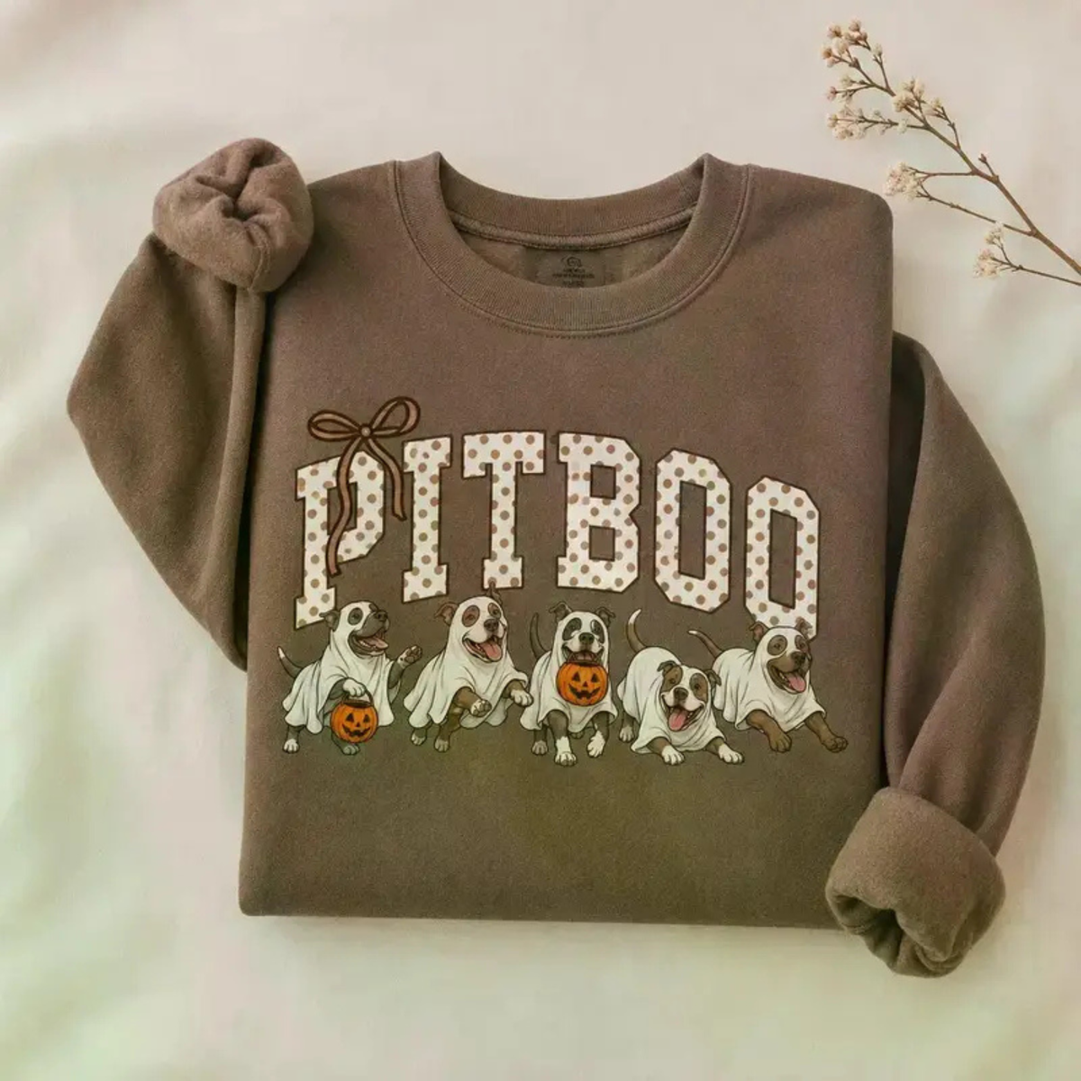 Halloween Dog Breeds Sweatshirt – Cozy Autumn Dog Mom Spooky Season Crewneck