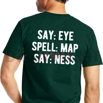 Acoustic Trap Spelling Tee – Sarcastic Wordplay Joke T-Shirt