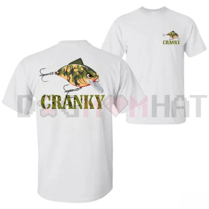 Crankbait T-Shirt – Fishing Lure Graphic Tee | Camo Bass Fishing Humor for Men