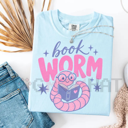 "Trendy Bookworm Read More Books" Reading Graphic T-Shirt