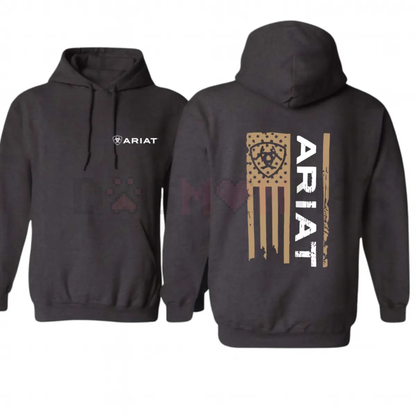 Ariat American Flag Graphic Pullover – Unisex Western Lifestyle Patriotic Hoodie