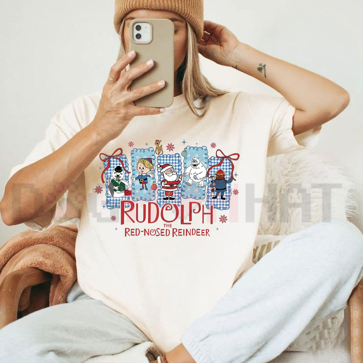 Comfort Colors Rudolph The Red-Nosed Reindeer Christmas T-Shirt