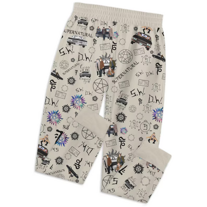 Supernatural Pajamas Set - Winchester Brothers PJs for Women & Men, Matching Family Gift