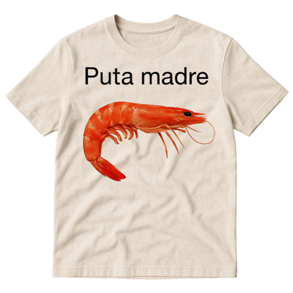 Unhinged Shrimp Meme Graphic Tee