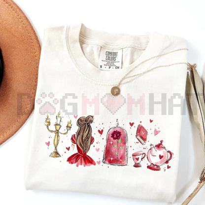 Enchanted Romance Tee – "Tale as Old as Time" Fairy Tale Shirt