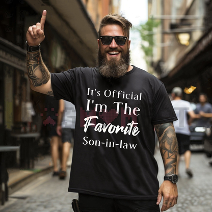 "Favorite Son-in-Law" T-Shirt – Funny Slogan Tee