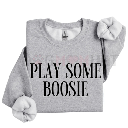 "Play Some Boosie" Badazz Southern Hip-Hop Crewneck – Unisex Rap Music Legend Sweatshirt