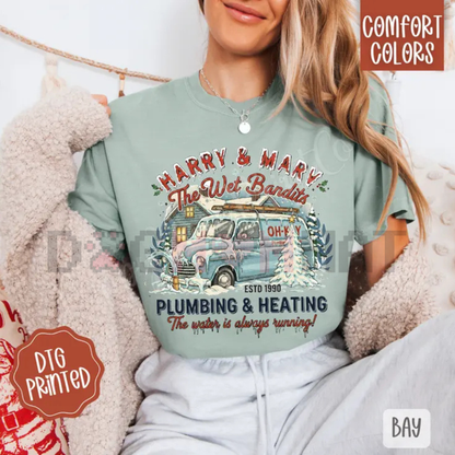 Wet Bandit Christmas Comfort Colors Tee