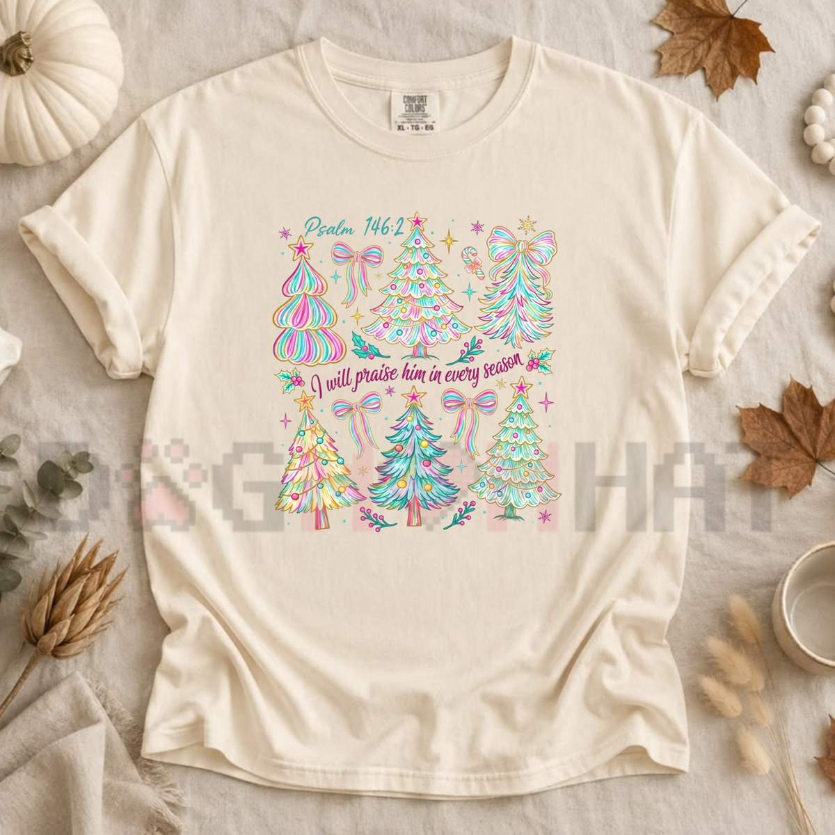 I Will Praise Him Religious Holiday Graphic T-Shirt – Gift for Her