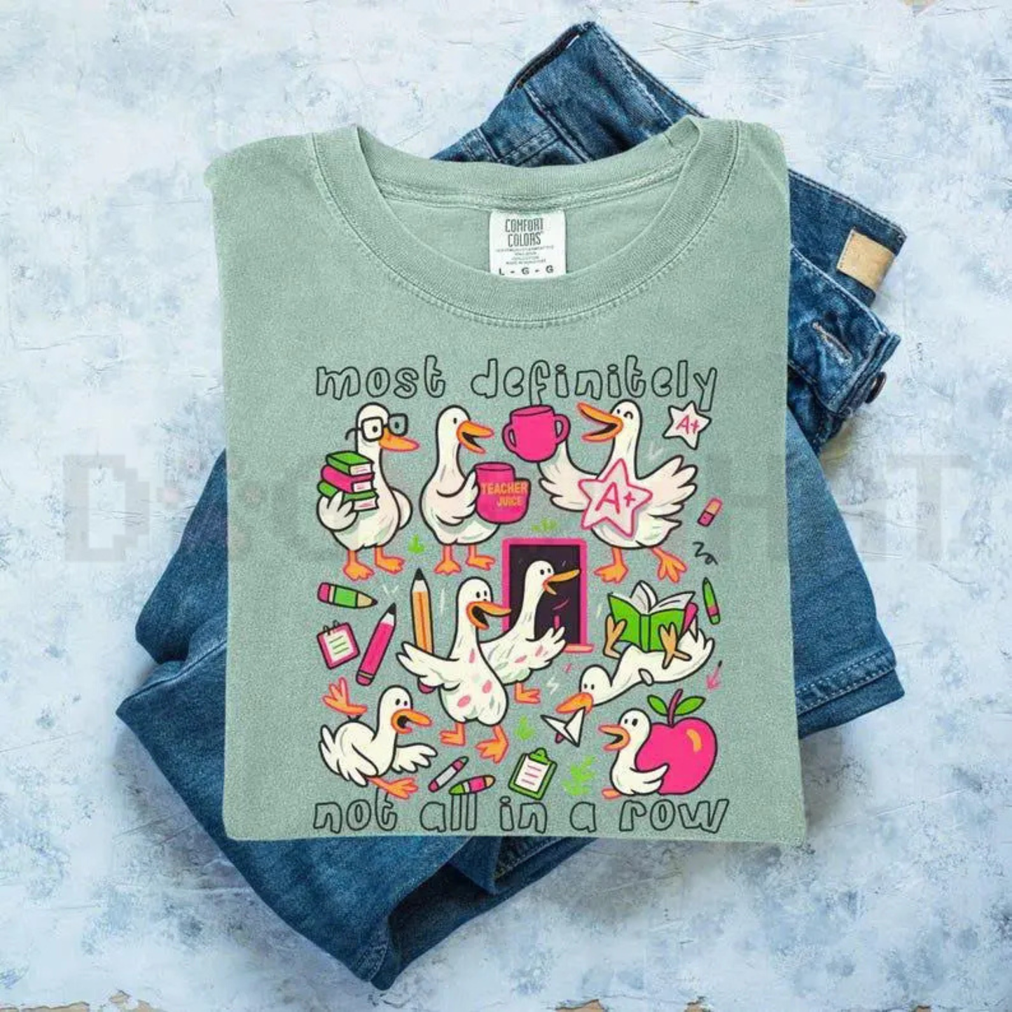 "Zero Ducks In A Row" Teacher T-Shirt