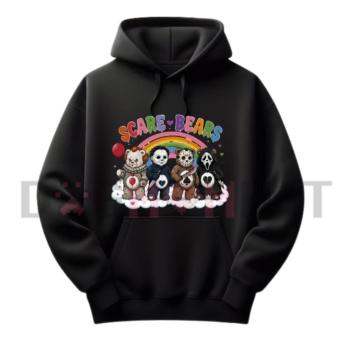 Scare Bears Cute Halloween Graphic Hoodie