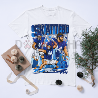 Cam Skattebo Graphic T Shirt Giants Football Tee Arizona State Sun Devils RB NEW