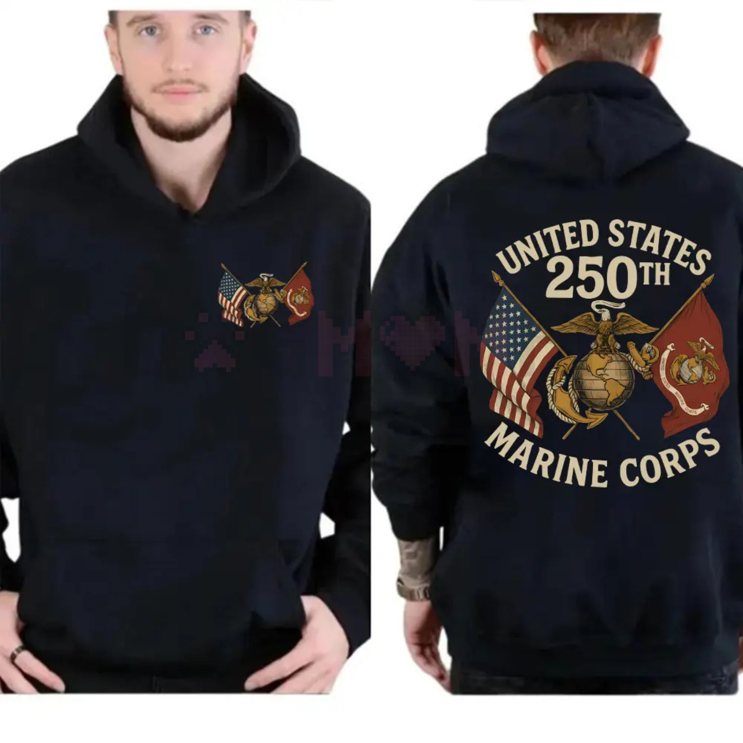 USMC 250 Years Commemorative Hoodie